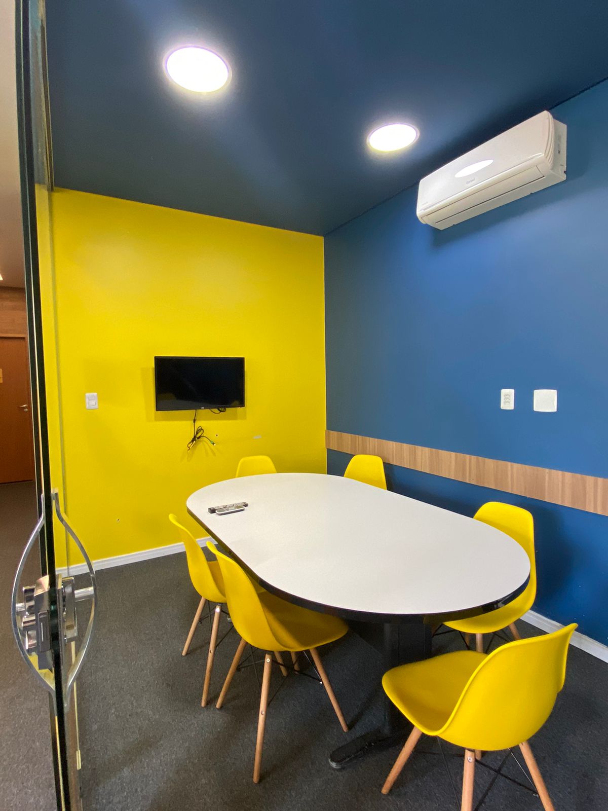 Sala de reunião do Hub Cerrado